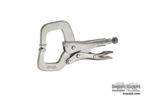 Locking C-Clamp with regular tip (US type)