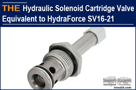 AAK Hydraulic Solenoid Cartridge Valve Equivalent to HydraForce SV16-21