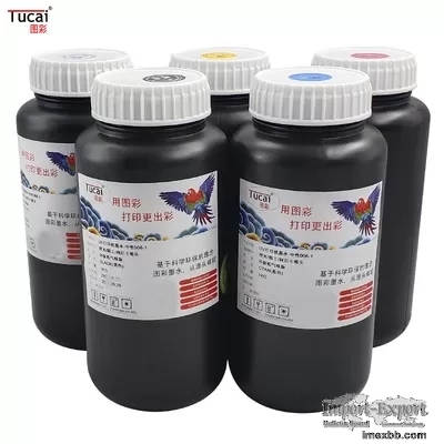 Industrial CMYK UV Printer Ink Uv Curable Ink For Ricoh G5i Printhead 1000m