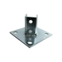 Standard Steel Channel Post Base Accessories C Channel 1-5/8"