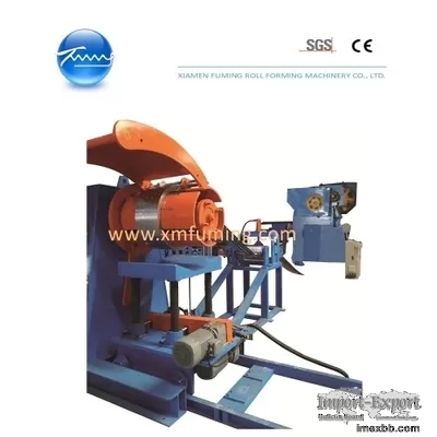 GI Custom Roll Forming Machine 5.5KW Recoiling Line And Perforation Line