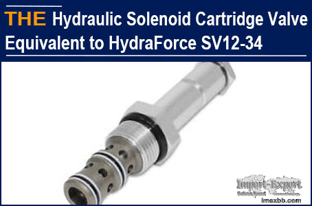 AAK Hydraulic Solenoid Cartridge Valve Equivalent to HydraForce SV12-34