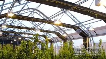 Agricultural 100% Automated Light Deprivation Greenhouse With Blackout Syst