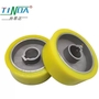 Profile Wrapping Machines Rubber Feed Roller Silicone Rubber Wheel Customis