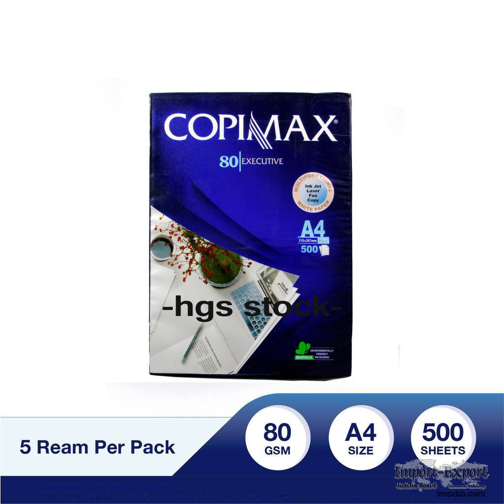 Copimax a4 80 gr office paper for home and office ($ 0.5)