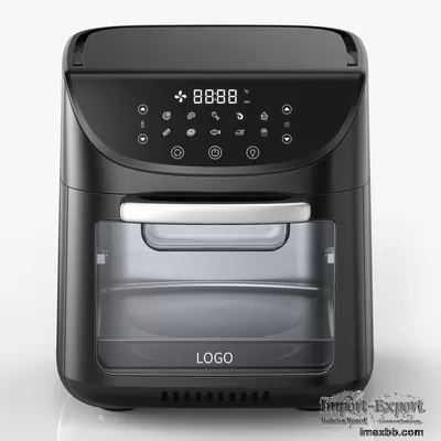 1800W Digital Air Fryer Hot Air Fryer Smart Touch Screen 12L Oil Free Air F