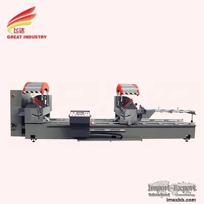 CNC Aluminum Window Door Machine Double Head Cutting Saw