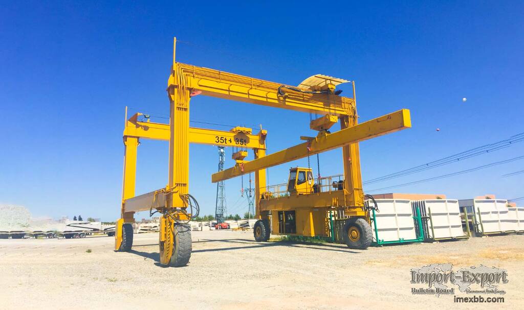 Huadelift Electrical Rubber Tyred Gantry Crane for Sale