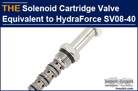AAK Solenoid Cartridge Valve Equivalent to HydraForce SV08-40