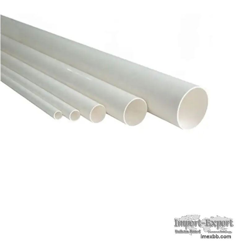 High quality electrical conduit Irrigation PVC pipe water supply and drain 