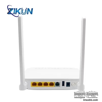 GPON FTTH ONU Equipment WIFI 3FE 1USB 1POTS 1GE XPON ONT Router