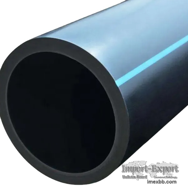 PE100 Large Diameter Polyethylene Pipe High Efficiency Hdpe Pipe For Water 