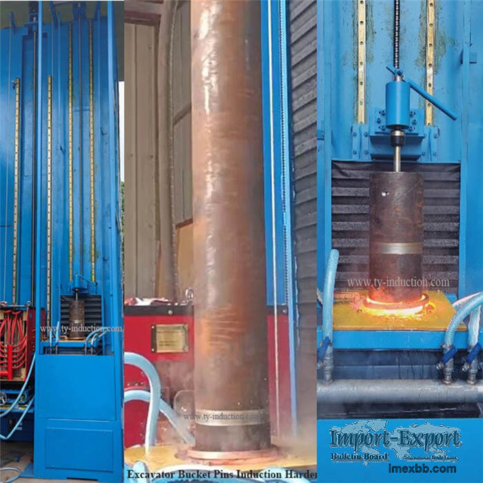 Excavator Cylinder Pins Induction Hardening