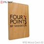 Wholesale Custom Eco-Friendly DESFire EV1/EV2 RFID Wooden Card for Hotel