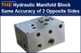 AAK Hydraulic Manifold Blocks Same Accuracy of 2 Opposite Sides