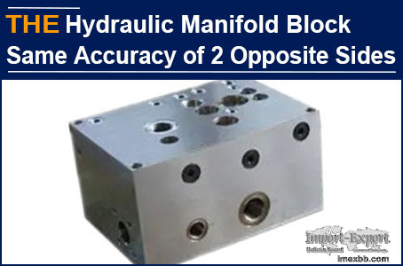 AAK Hydraulic Manifold Blocks Same Accuracy of 2 Opposite Sides