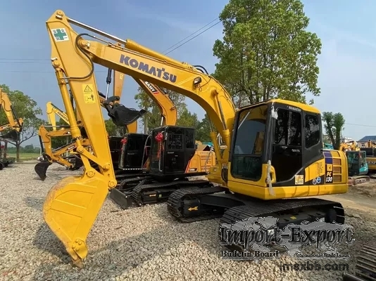 Komatsu PC130 Hydraulic Crawler Excavator Second Hand Digger 13T 0.54m3 Buc