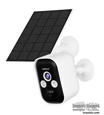 Solar WIFI 4MP Home Surveillance 2-Way Audio PIR Infrared Night Vision Outd