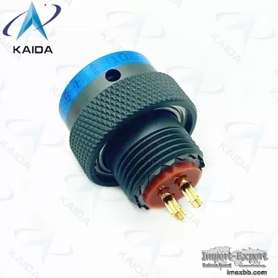 7.5A Mil Dtl 38999 Series Ii 4 Female Pins Olive Green Cadmium D38999 Serie