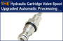 AAK Hydraulic Cartridge Valve Spool Upgraded Automatic Processing
