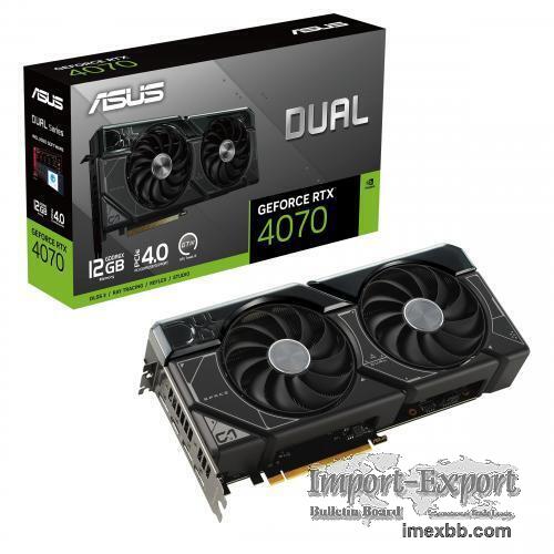 ASUS Dual GeForce RTX 4070 12GB GDDR6X Graphics Card $250 USD