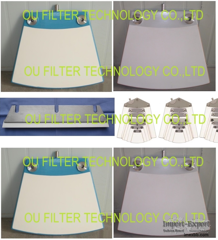 Ceramic filter plate / disc