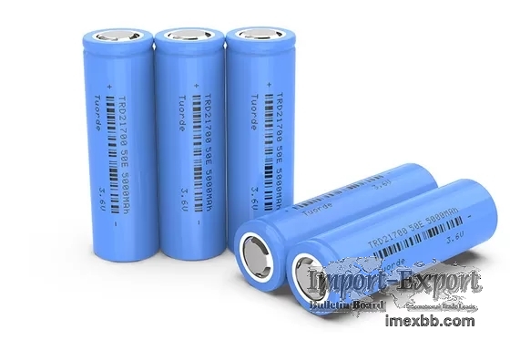 21700 Lithium Ion Battery Cell 5000mAh Rechargeable For Industrial Commerci