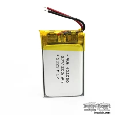 Bluetooth Lithium Polymer Battery 200mah 3.7v LiPo 402030 High Capacity