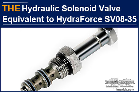 AAK Hydraulic Solenoid Cartridge Valve Equivalent to HydraForce SV08-35