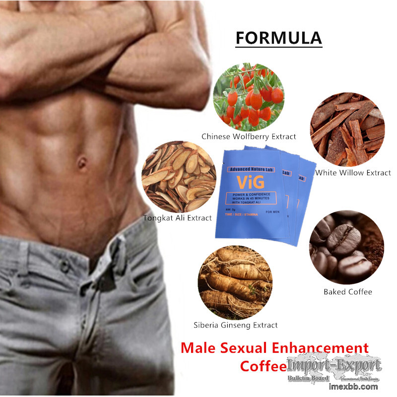 ViG Black Coffee Powder- Safe Natural Male Sex Enhancement Tongkat Ali 