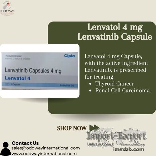 Lenvatol 4 mg Lenvatinib Capsule