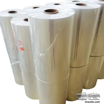 Clear PE Shrink Wrap Film Printable Polyethylene Centerfold Shrink Wrap Fil