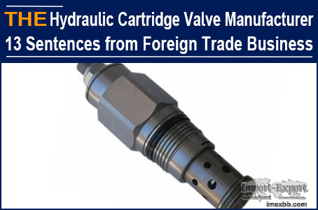 AAK Hydraulic Valve Manufacturer 13 Sentences from Foreign Trade Business