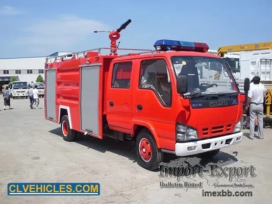 N-Series NQR NPR ISUZU Fire Fighting Truck 3000L For Fire Extinguishing
