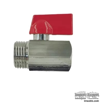 Forged Brass Ball Valve PN30 1/4 Inch 435 psi With L Type Handle