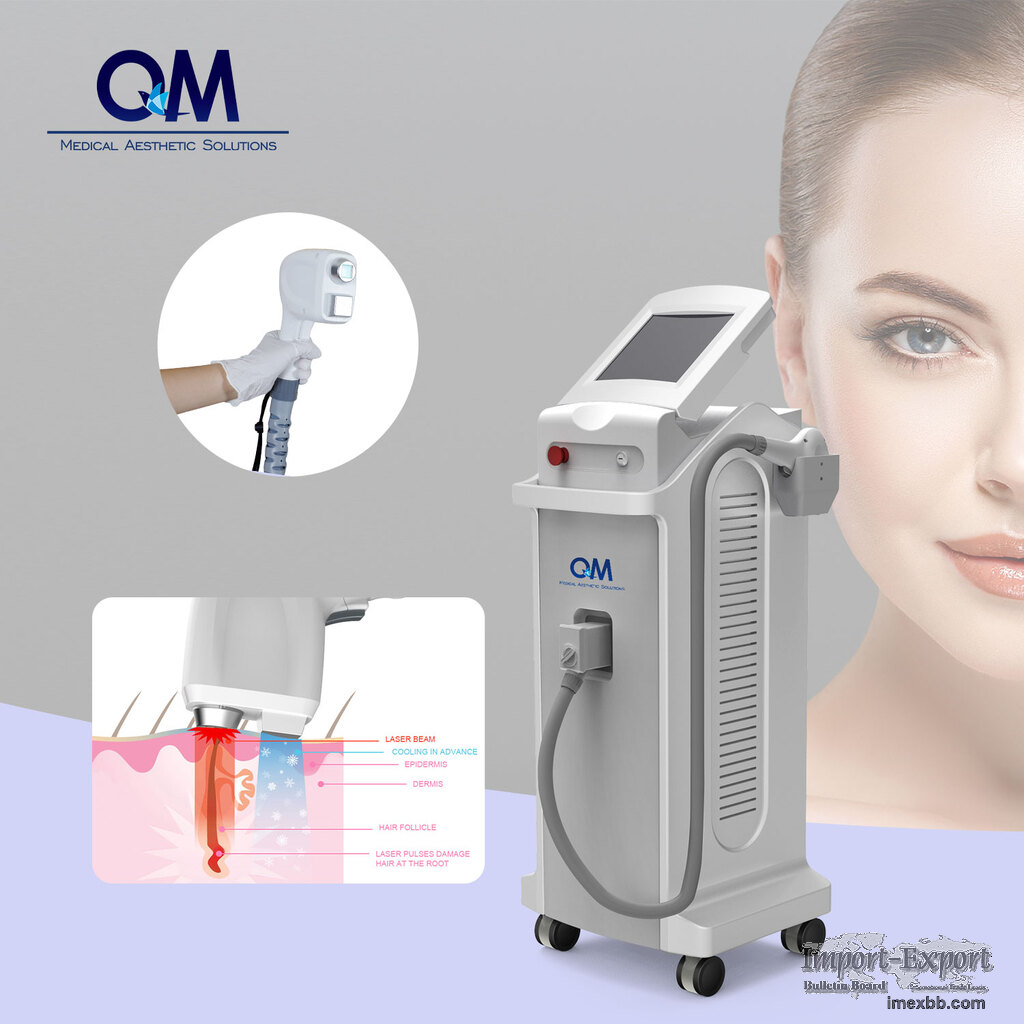 2024 Newest Diode Laser Hair Removal 1200W 1600W 2000W Ice 808nm Diode Lase