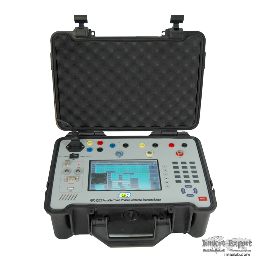 PORTABLE THREE PHASE REFERENCE METER GF312B2 GFUVE calibrator tester Watt