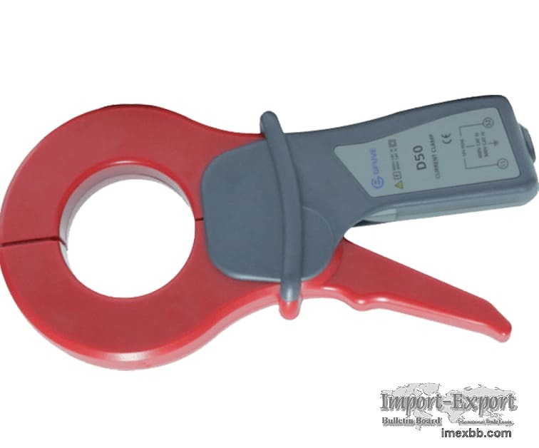 AC/DC 1000A 1mV/A 10mV/A Clamp on Current Probe D50 GFUVE 0.1% Linearity