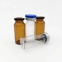 Transparent Brown Injection Glass Vial Serum Glass Bottle For Injection