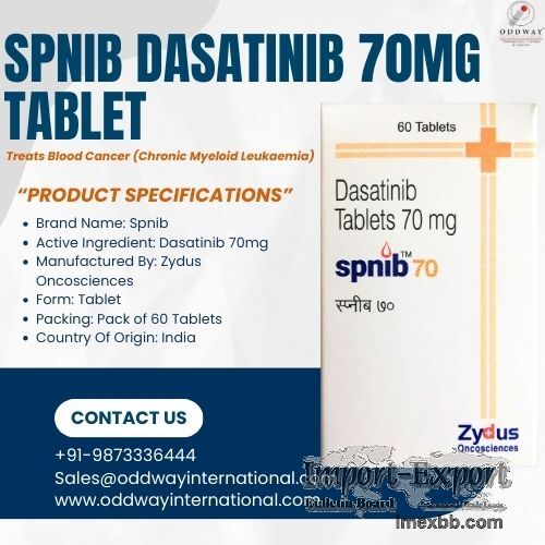 Spnib Dasatinib 70mg Tablet