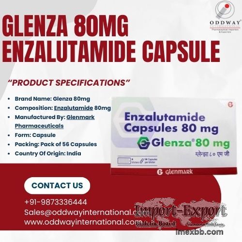 Glenza 80mg Enzalutamide Brand Name Medicine