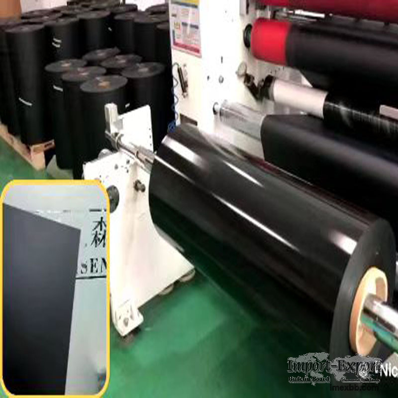 Black flame-retardant plastic Polycarbonate films