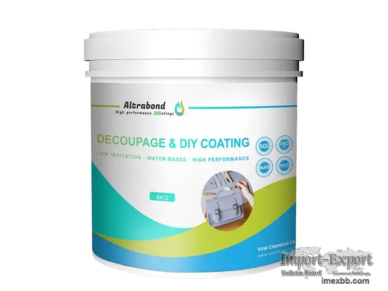 Water-Based Decoupage Coating
