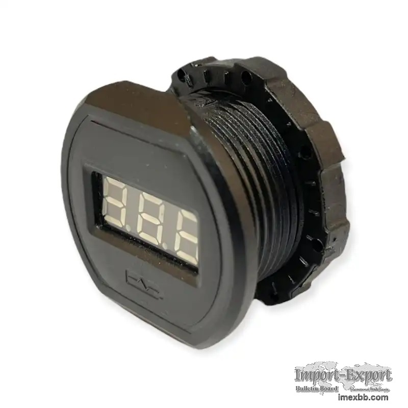Digital Voltmeter for Vehicle Battery Voltage Display