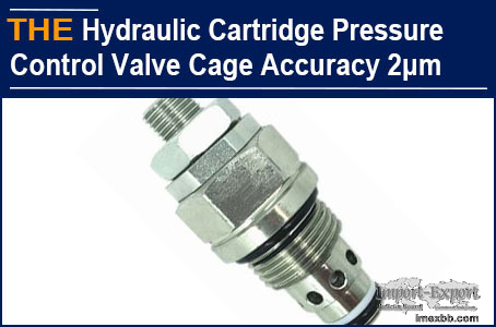 AAK Hydraulic Cartridge Pressure Control Valve Cage Accuracy 2μm