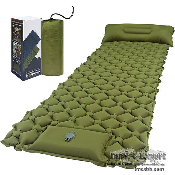 Discount Promotion Outdoor Camping Sleeping Pad With Built-In Pump