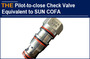 AAK Hydraulic Pilot-to-close Check Valve Equivalent to SUN COFA