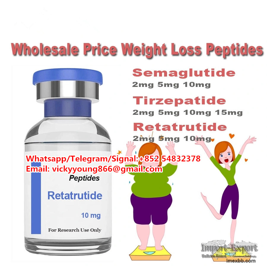 99% 5mg/10mg Weight Loss Ly-3437943 Peptide Retatrutide CAS 2381089-83-2