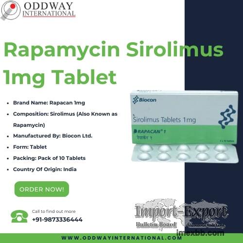 Rapacan Rapamycin/Sirolimus 1mg Drug