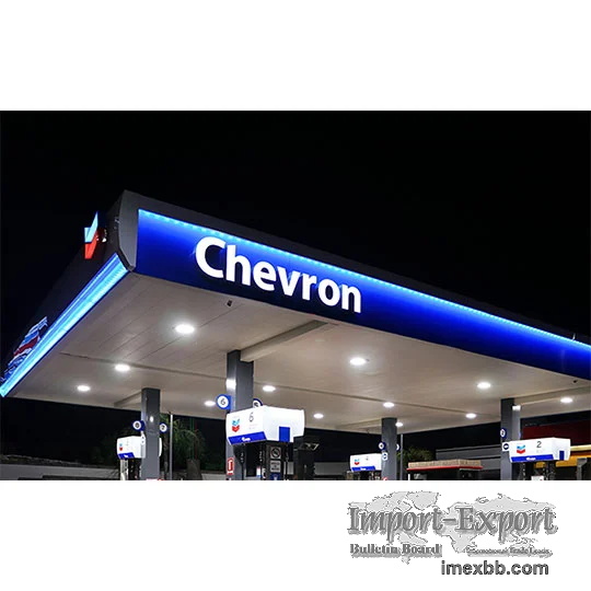 Chevron Gas Station Sign